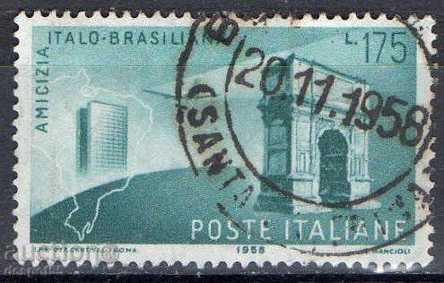 1958 Ιταλία. Βραζιλίας-ιταλική φιλία.
