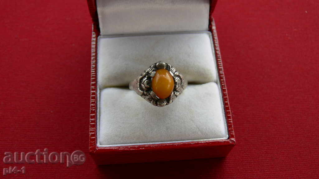 RING SILVER AND SHELL RING SILVER AND SHELL