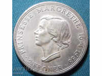 Danemarca 2 Coroane 1958 Rare UNC Silver