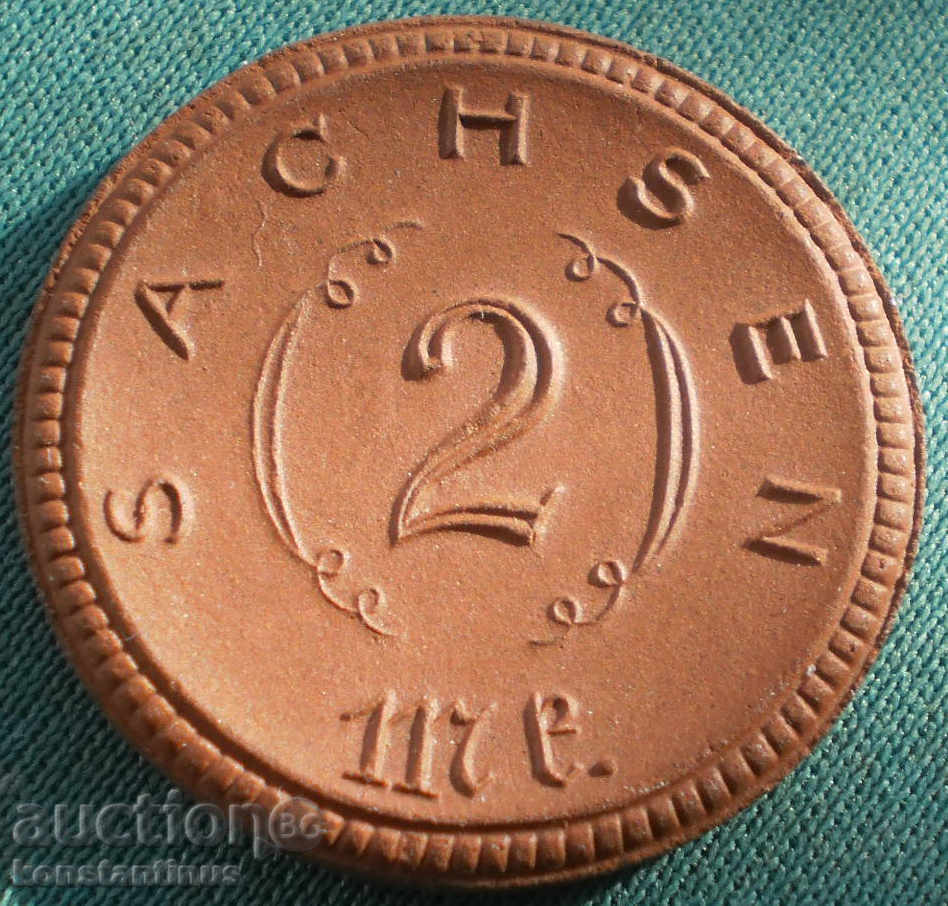 Saxonia 2 Brands 1921 UNC Rare cu preț € 16.87 | 32.99 BGN Saxonia 2 Brands 1921 UNC Rare cu preț € 16.87 | 32.99 BGN