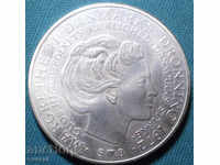 Δανία 10 Crowns 1972 Rare UNC Silver