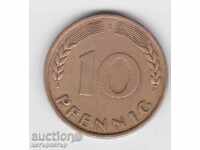 10 Pfennig RFG 1950 litera J