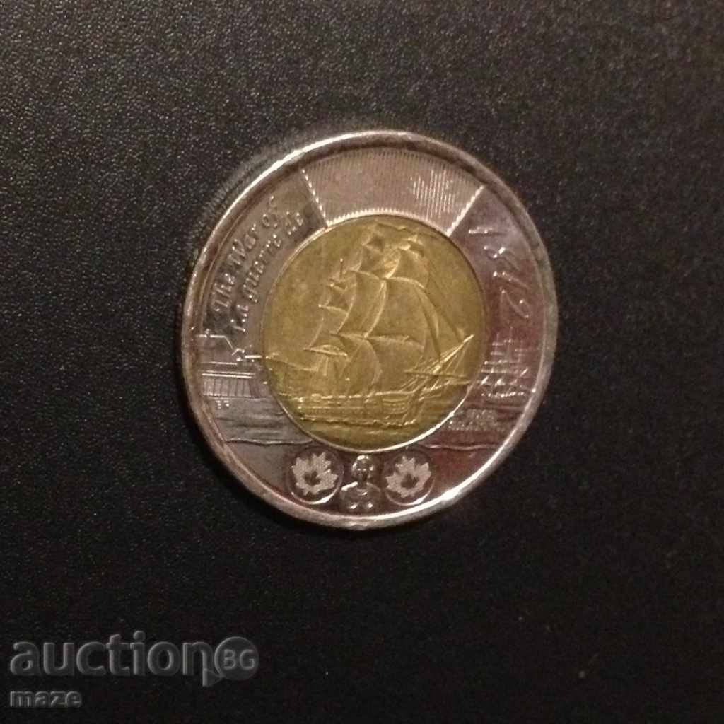 ΚΑΝΑΔΑ διμεταλλικά κέρματα - $ 2