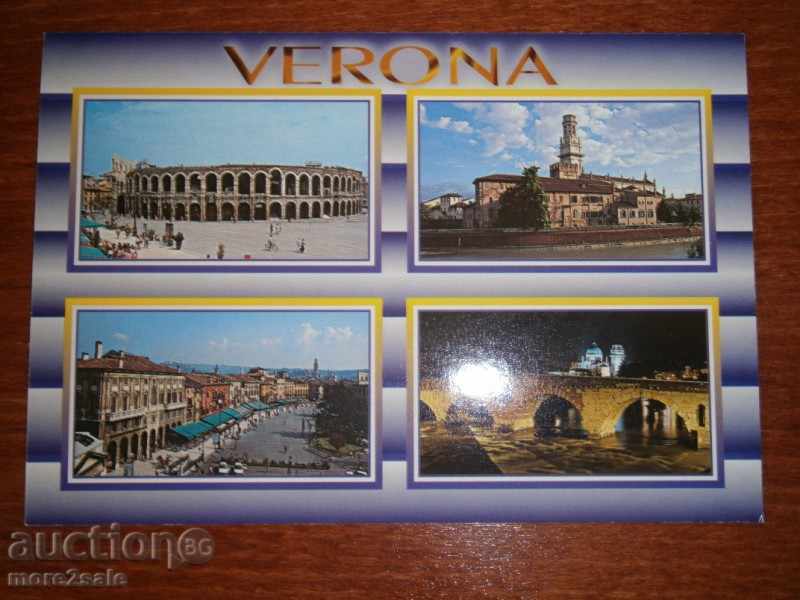 Картичка VERONA - ВЕРОНА - ИТАЛИЯ - 70-80-ТЕ ГОДИНИ