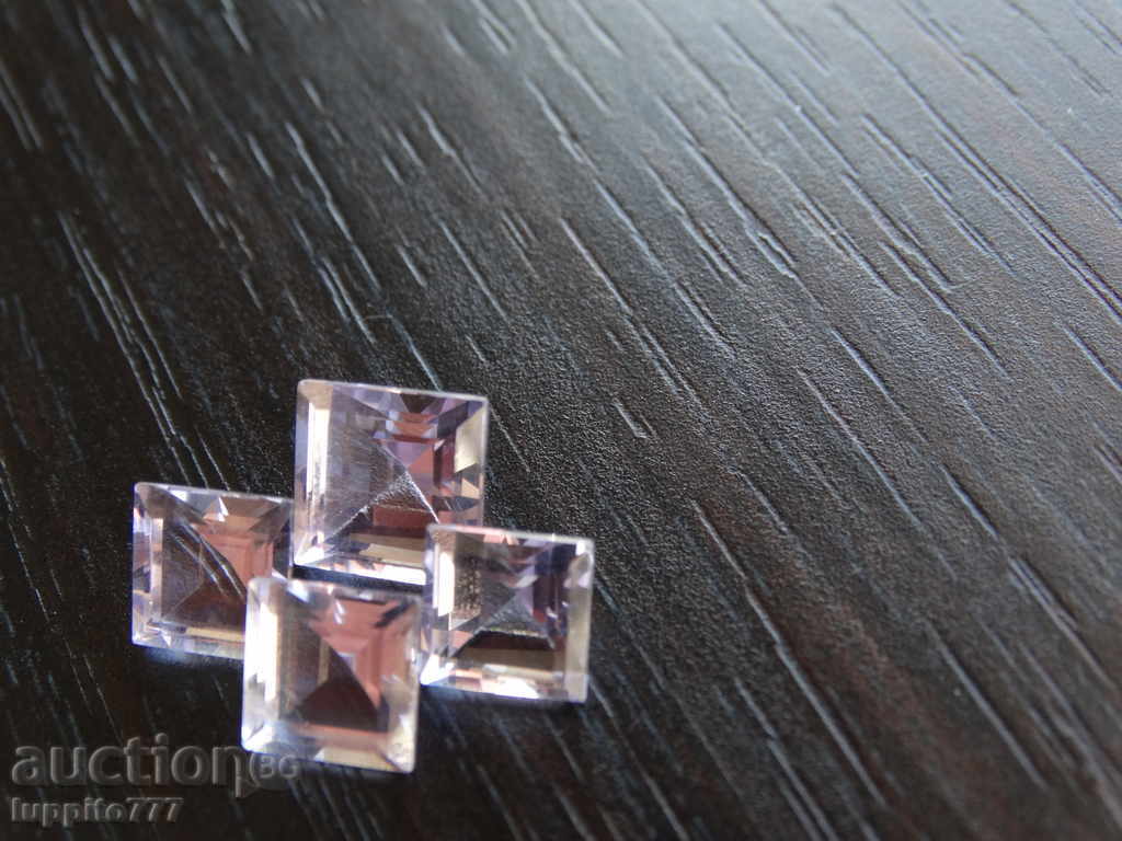 amethyst - natural - faience - 4 sets with price 89.99 BGN | € 46.01