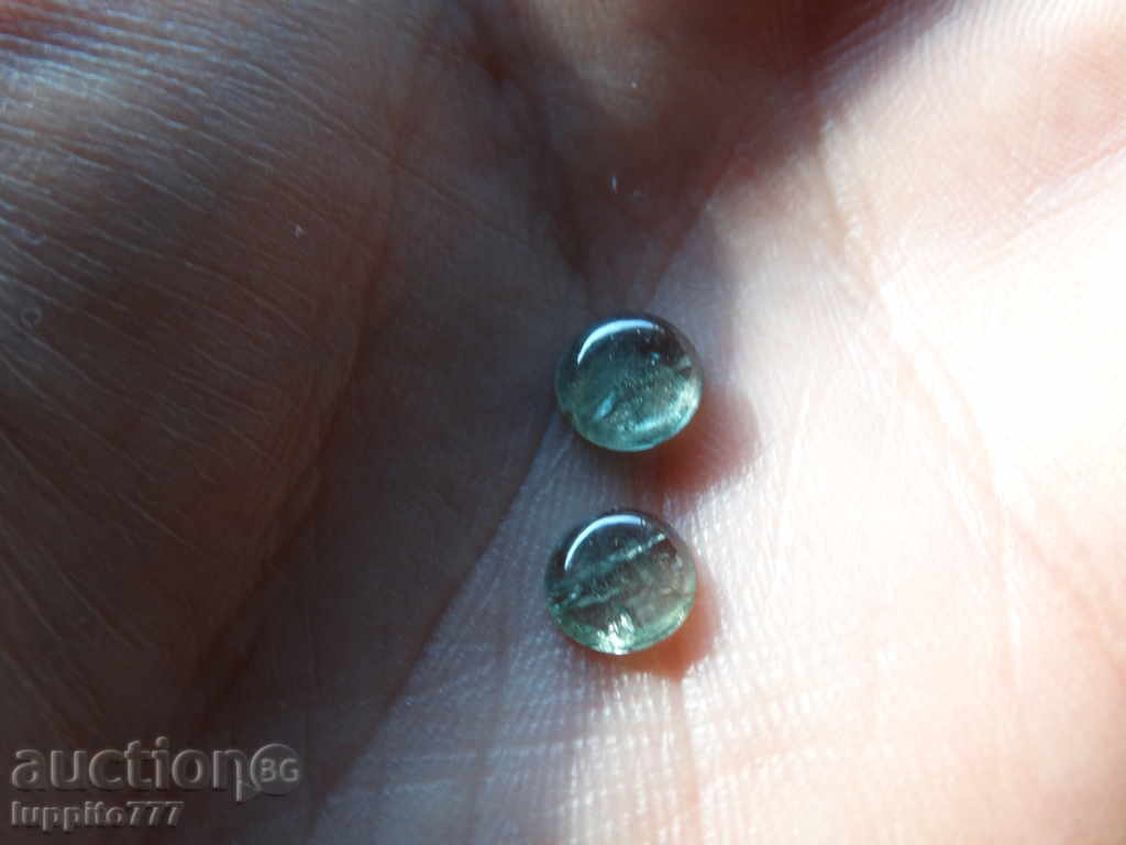 tourmaline - natural - capon - two pair with price 128.00 BGN | € 65.45