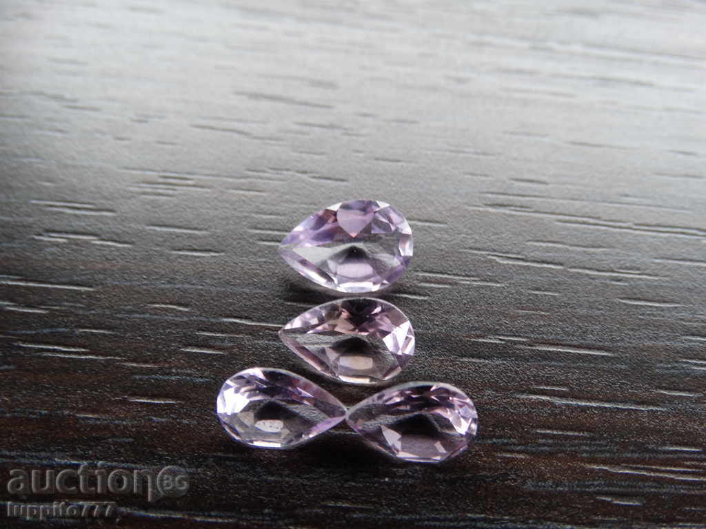 amethyst - natural - faience - 4 pieces - set with price 69.99 BGN | € 35.79 amethyst - natural - faience - 4 pieces - set with price 69.99 BGN | € 35.79