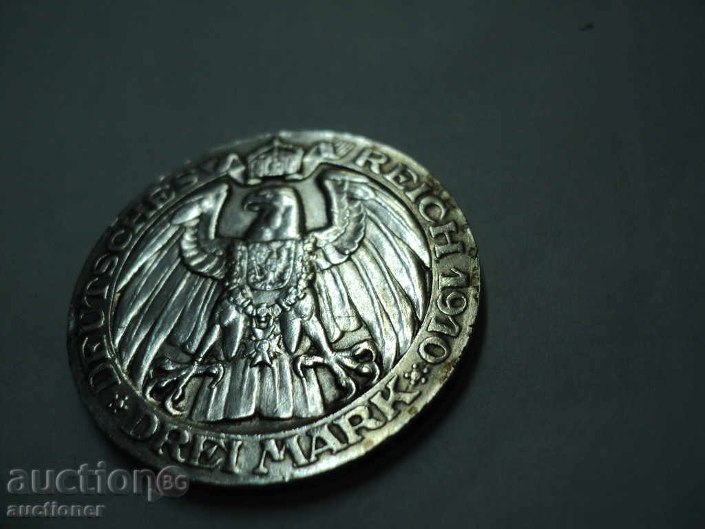 3 MARKS-1910-GERMANY. - 5 3 MARKS-1910-GERMANY. - 5