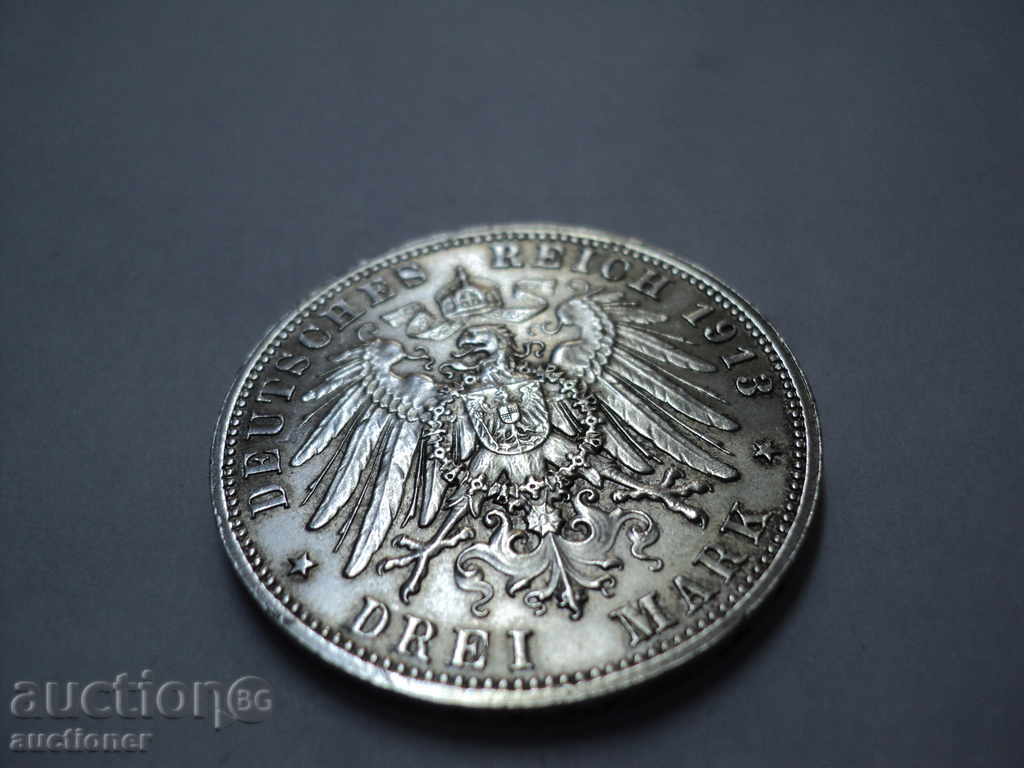 Delivery of 3 MARKS - 1913 - GERMANY.