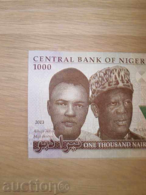 Auction Nigeria's 1000 Nigerian national currency, 2103 Auction Nigeria's 1000 Nigerian national currency, 2103