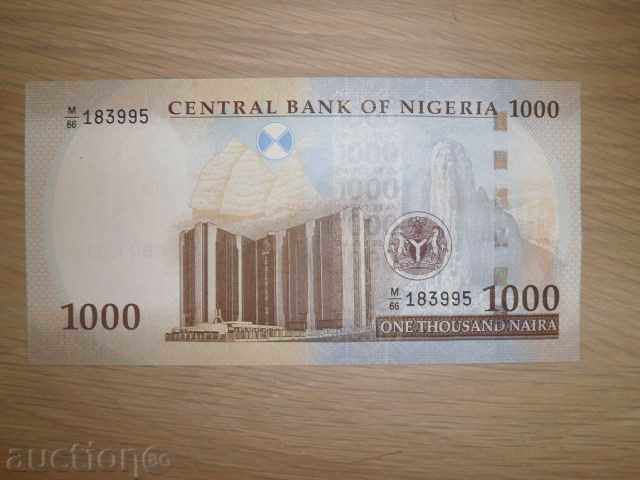 Nigeria's 1000 Nigerian national currency, 2103 - 5 Nigeria's 1000 Nigerian national currency, 2103 - 5