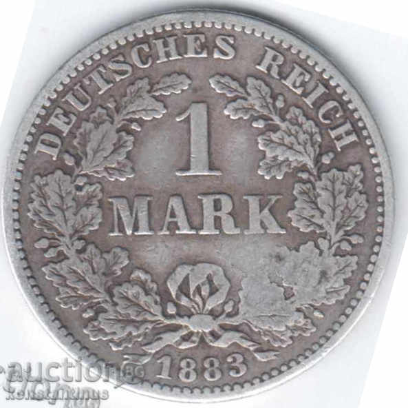 Germany Reich 1 Reich Mark 1883 F Very Rare