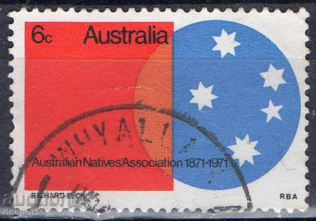 1971. Австралия. 100 г. Асоциация на австралийските туземци.
