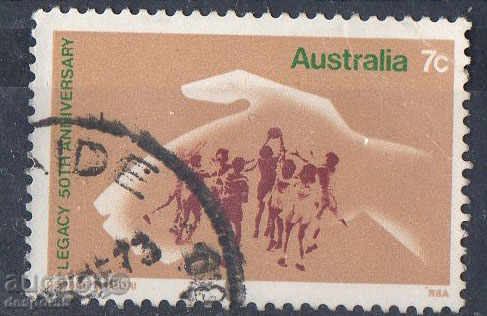 1973 Australia. Grija pentru văduve și copiii militari.