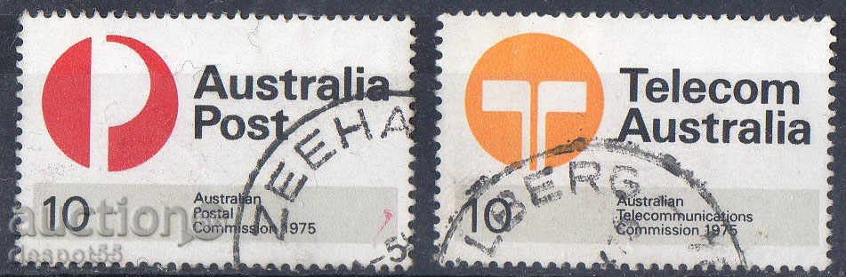1975. Australia. Post și Comisia Telecom.
