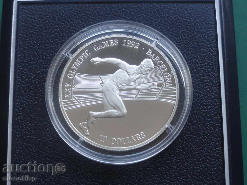 Licitație Insulele Cook 1990 - 10 dolari Licitație Insulele Cook 1990 - 10 dolari