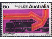 1970. Australia. standard feroviar line-Sydney Perth.