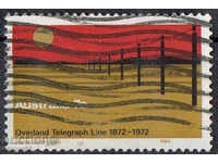 1972. Australia. 100 g Terrestrial telegraph line.