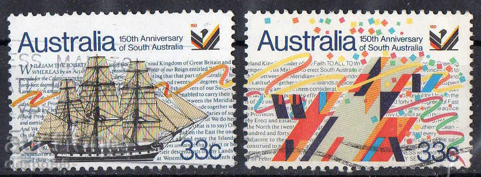 1986. Australia. 150 years of South Australia.