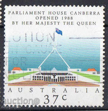 1988. Australia. Opening of the Parliament building in Canberra.