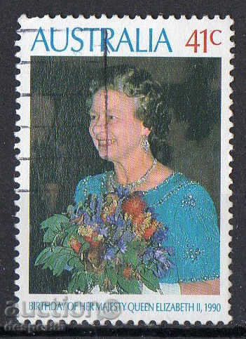 1990. Австралия. Елизабет II, 64-ти рожден ден.
