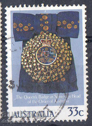 1985. Австралия. Елизабет II, 59-ти рожден ден. Орден.