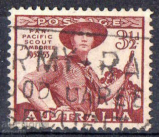 1952. Australia. Boy Scout în uniformă, de tip 1948