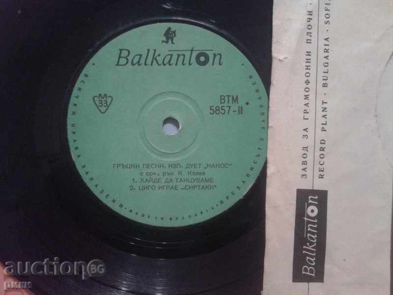 BTM 5857 Duet Nano Performs Greek Songs with price 2.00 BGN | € 1.02 BTM 5857 Duet Nano Performs Greek Songs with price 2.00 BGN | € 1.02