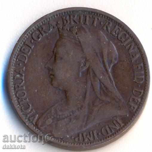 Великобритания фартинг 1901 година Виктория с цена 2.50 лв. | € 1.28 Великобритания фартинг 1901 година Виктория с цена 2.50 лв. | € 1.28