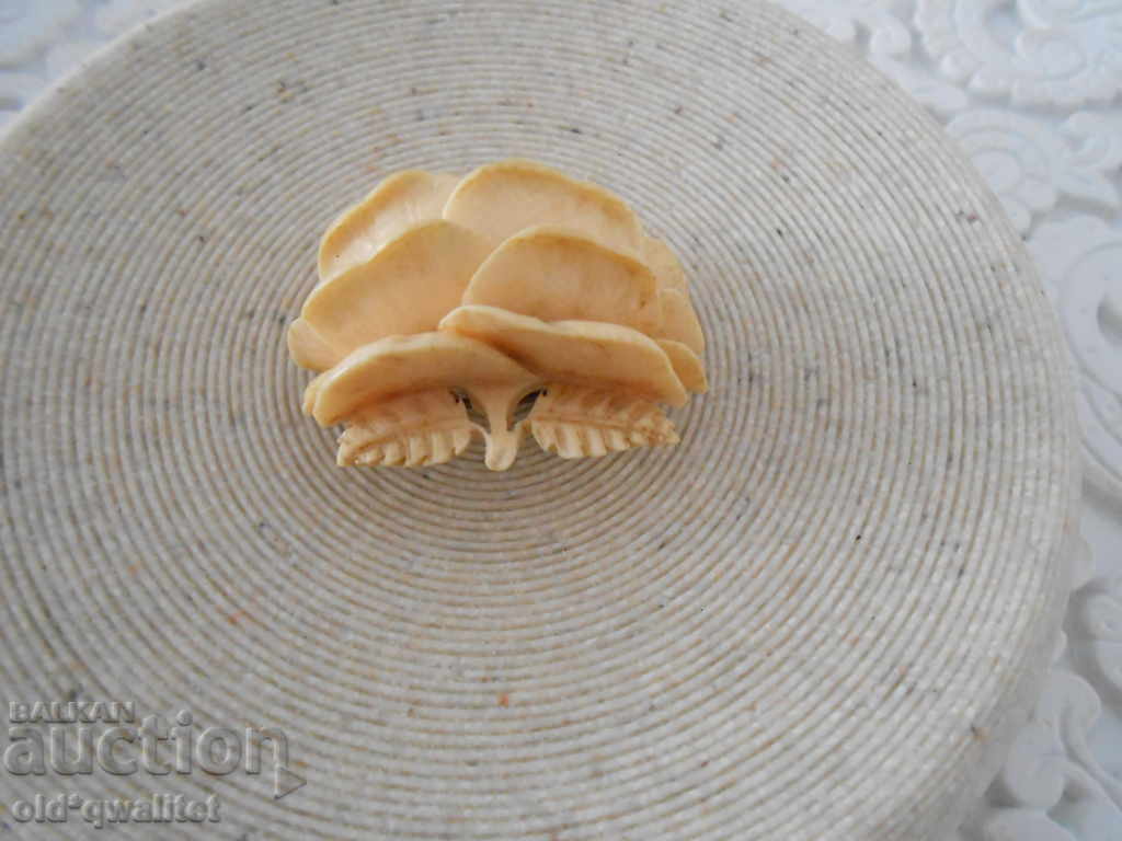 Gorgeous Rose from the Erbach School BROOCH, 3D: 42/35/15 mm - 5