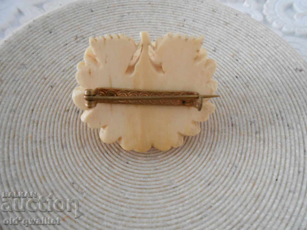 Gorgeous Rose from the Erbach School BROOCH, 3D: 42/35/15 mm - 7