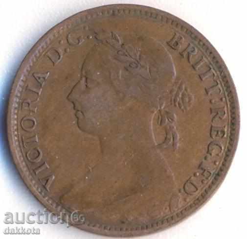 Ηνωμένο Βασίλειο φαρθίνγκ 1893 Βικτώρια με τιμή 10.00 BGN | € 5.11