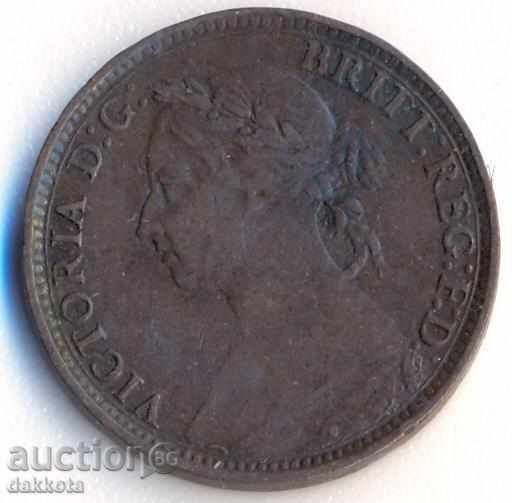 Великобритания фартинг 1894 година Виктория с цена 12.00 лв. | € 6.14