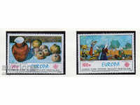1975-76. Кипър - Турски. Европа. Картини.