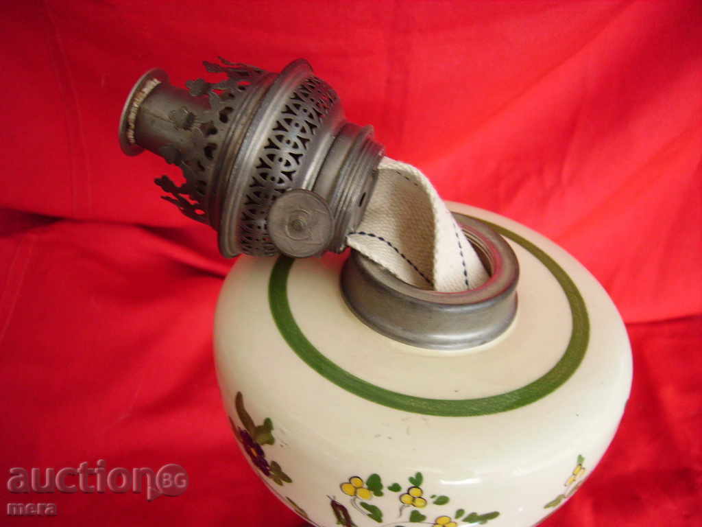 Delivery of A beautiful French porcelain gas lamp Delivery of A beautiful French porcelain gas lamp