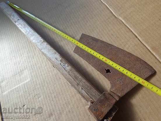 Auction  Old ax, curve topper satin hat punch