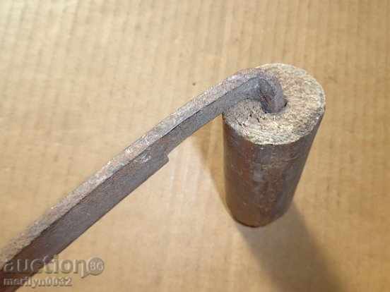 Old rudder wrought iron tool planer scraper - 6 Old rudder wrought iron tool planer scraper - 6