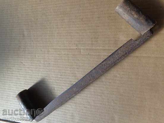 Old rudder wrought iron tool planer scraper - 7 Old rudder wrought iron tool planer scraper - 7