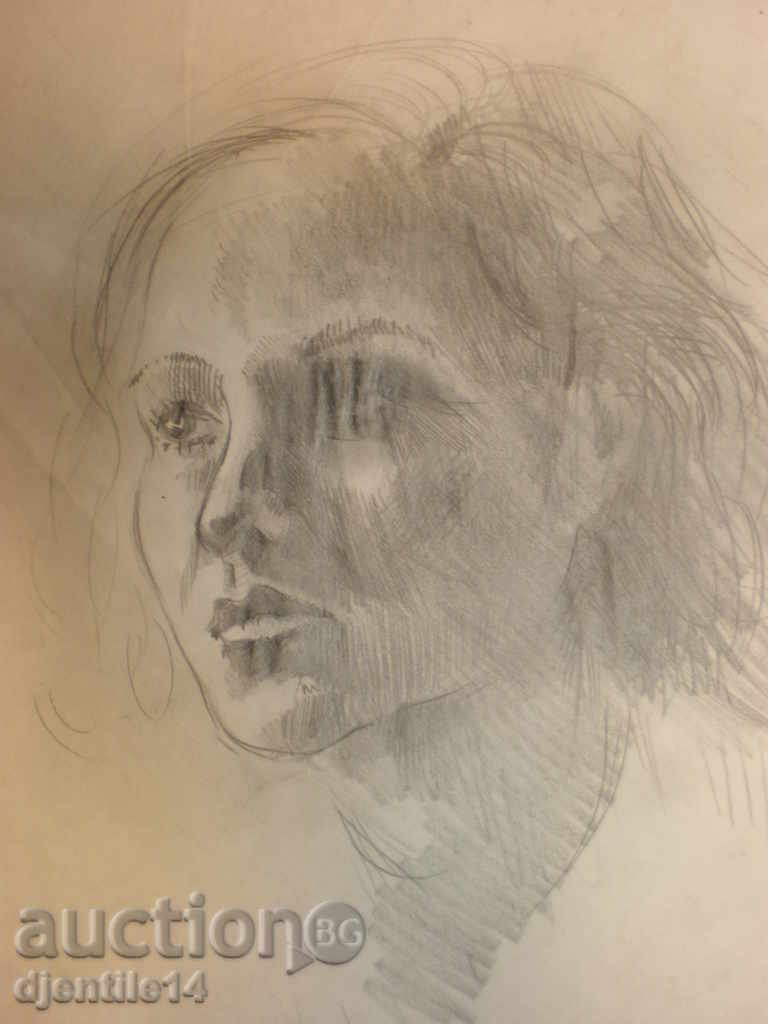 Pencil drawing. with price 30.00 BGN | € 15.34