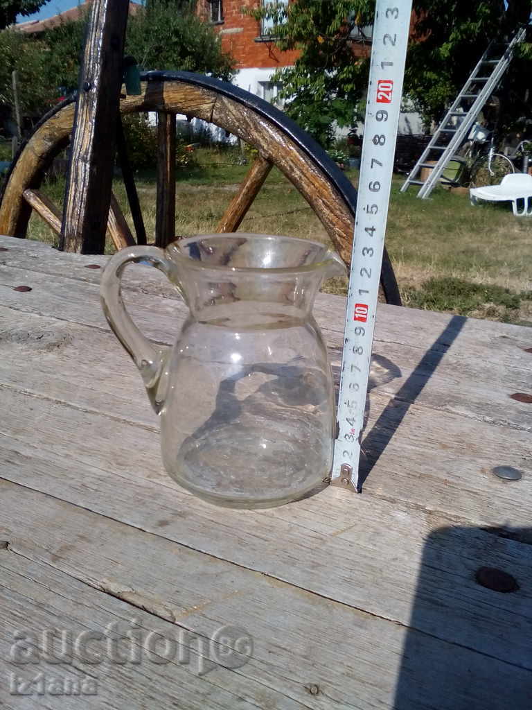 Δημοπρασία Antique γυάλινη κανάτα, στάμνα