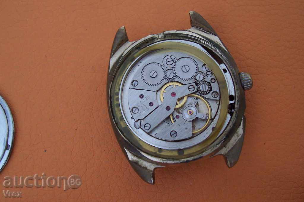 Delivery of RUSSIAN mechanical men's watch SLAVA/GLORY - WORKS, GOLD PLATED