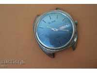 RUSSIAN mechanical men's watch SLAVA/GLORY - WORKS, GOLD PLATED