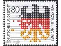 Чиста марка Преброяване на населението 1987 от Германия