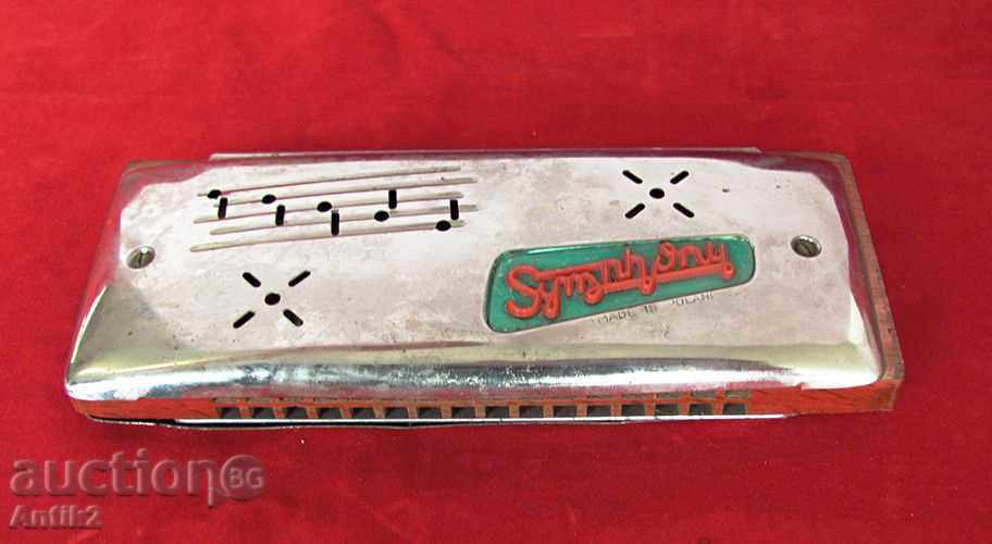 Delivery of Old, antique oral harmonica SYMPHONY POLAND