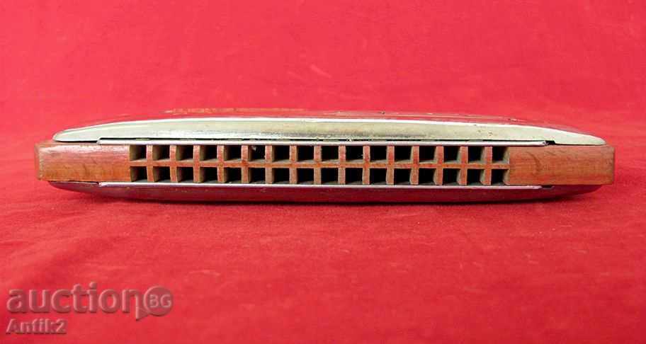 Old, antique oral harmonica SYMPHONY POLAND - 5