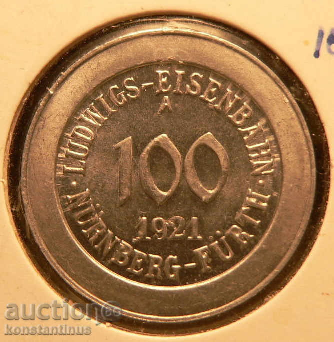Germania Notgeld Aysenbah 100 Pfennig 1921 Foarte rare cu preț € 17.90 | 35.01 BGN