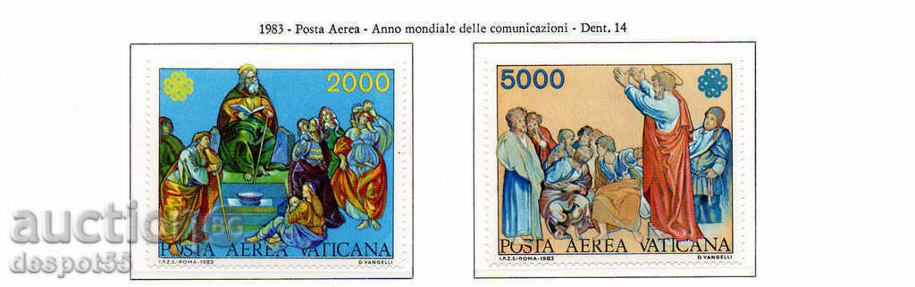 1983. Ватикана. Световна година на комуникациите.