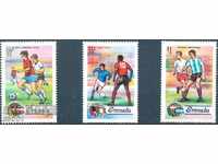 Чисти марки  Спорт СП Футбол 1974 от Гренада