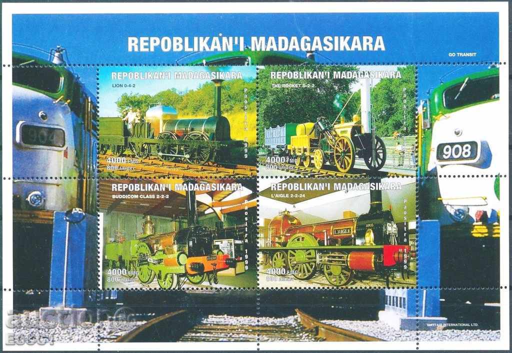 Clean Block Transport Locomotives 1999 from Madagascar