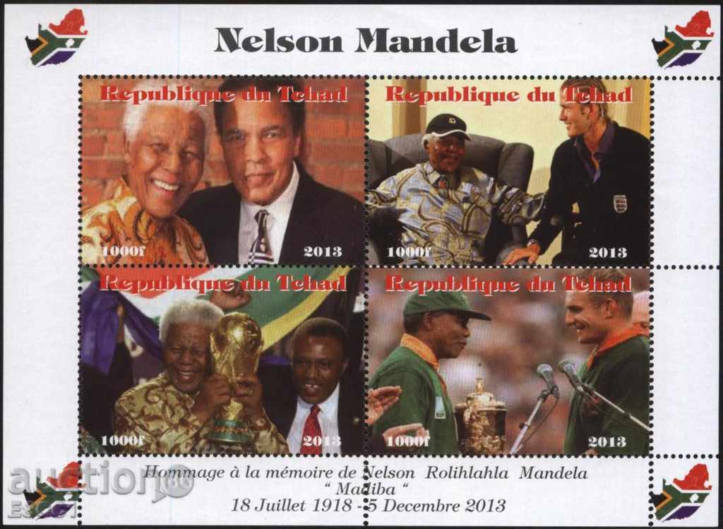 Clean block Nelson Mandela 2013 from Chad